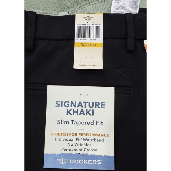 Dockers Black Slim Tapered fit Signature 2… - Picture 4 of 5